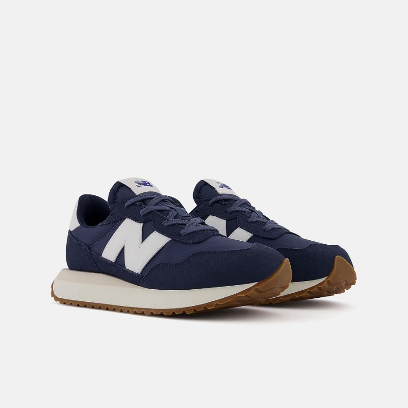 Zapatos New Balance 237 Niños Azules Blancas | EC 1037MA