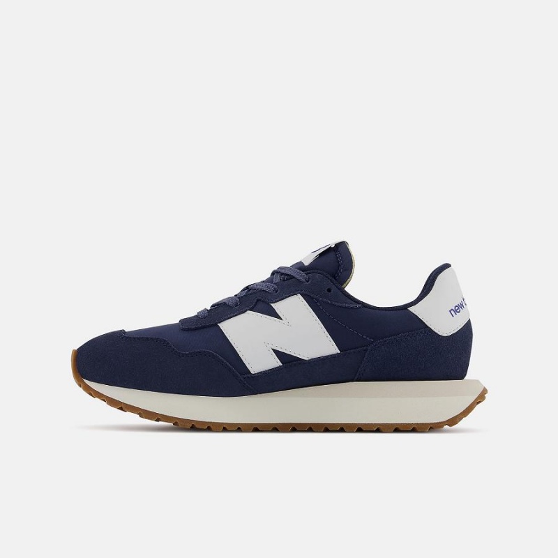 Zapatos New Balance 237 Niños Azules Blancas | EC 1037MA