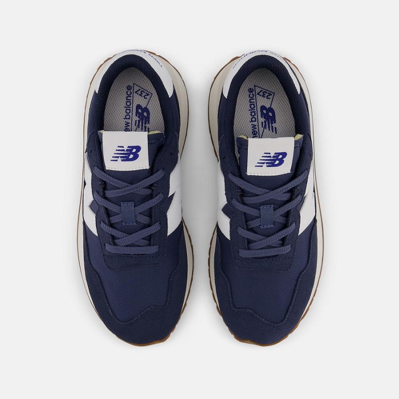 Zapatos New Balance 237 Niños Azules Blancas | EC 1037MA