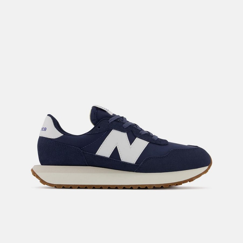 Zapatos New Balance 237 Niños Azules Blancas | EC 1037MA