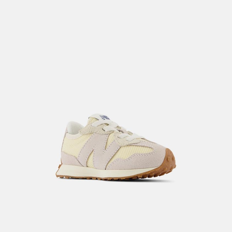 Zapatos New Balance 327 Bungee Lace Niños Beige | EC 1160LH