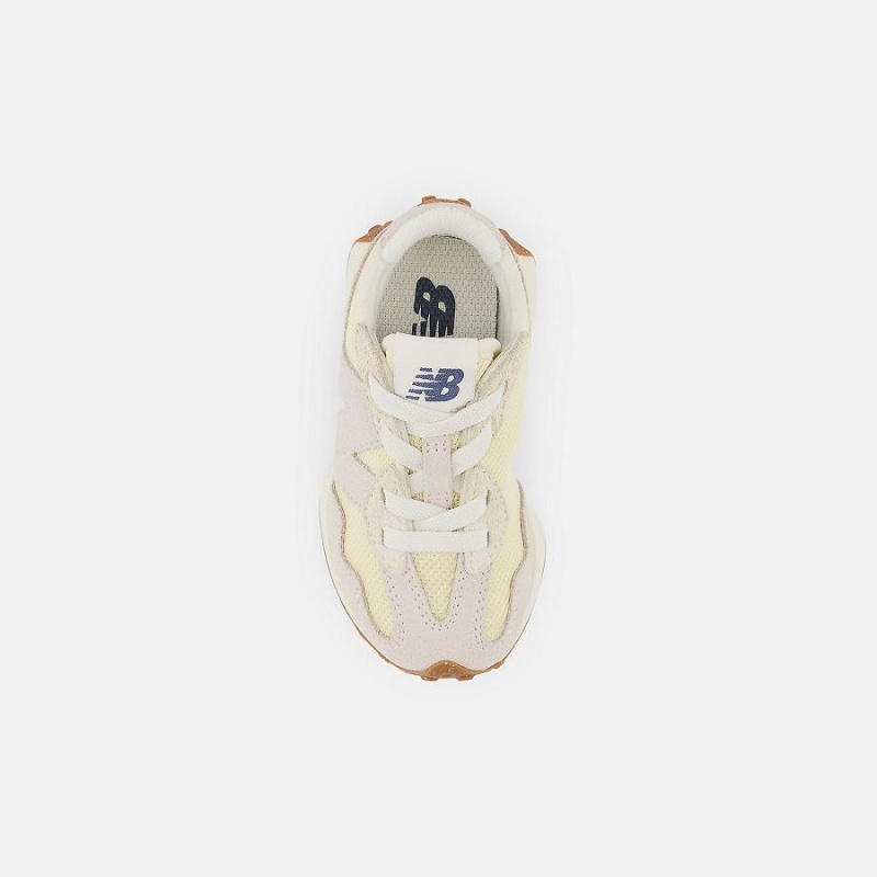 Zapatos New Balance 327 Bungee Lace Niños Beige | EC 1160LH