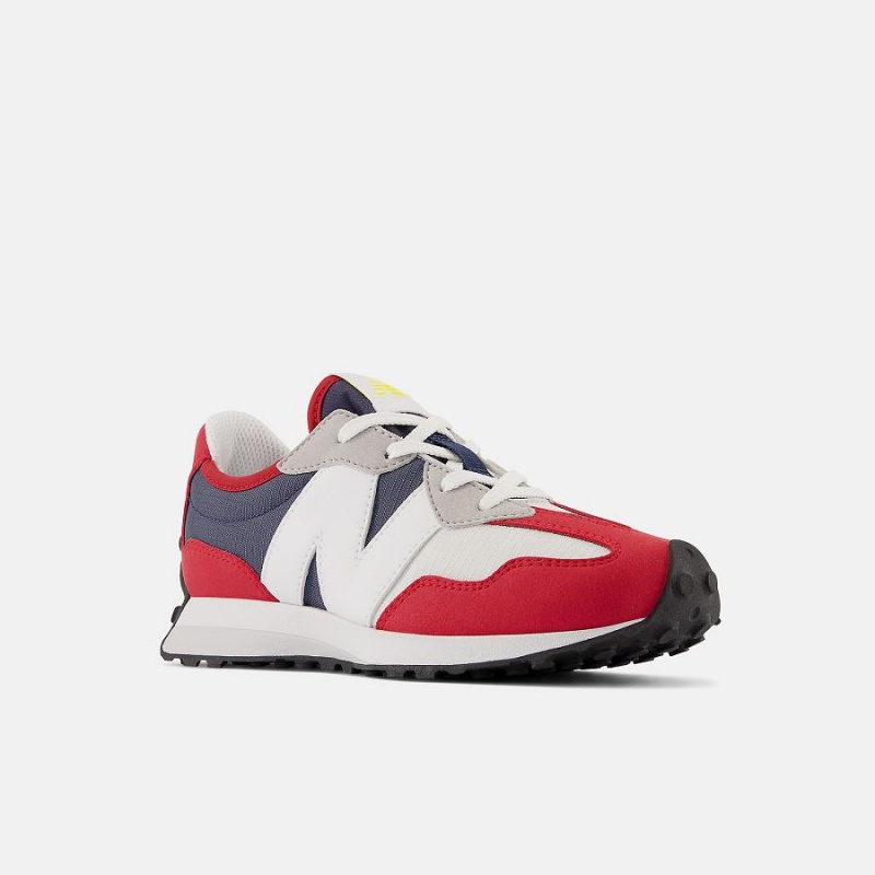 Zapatos New Balance 327 Niños Rojas Blancas | EC 1109ZG