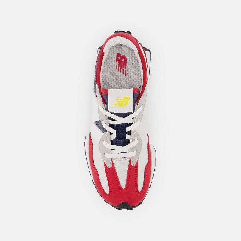 Zapatos New Balance 327 Niños Rojas Blancas | EC 1109ZG