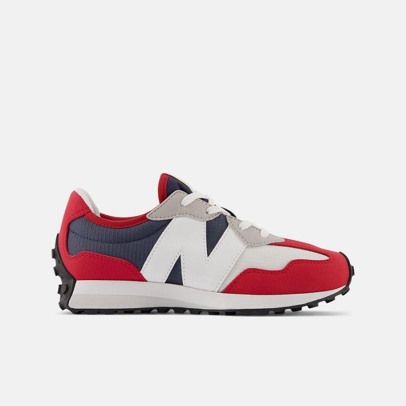 Zapatos New Balance 327 Niños Rojas Blancas | EC 1109ZG