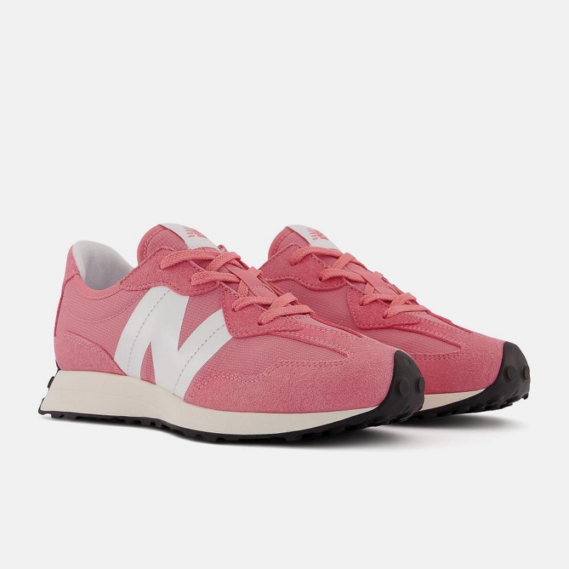Zapatos New Balance 327 Niños Rosas Blancas | EC 1041RW