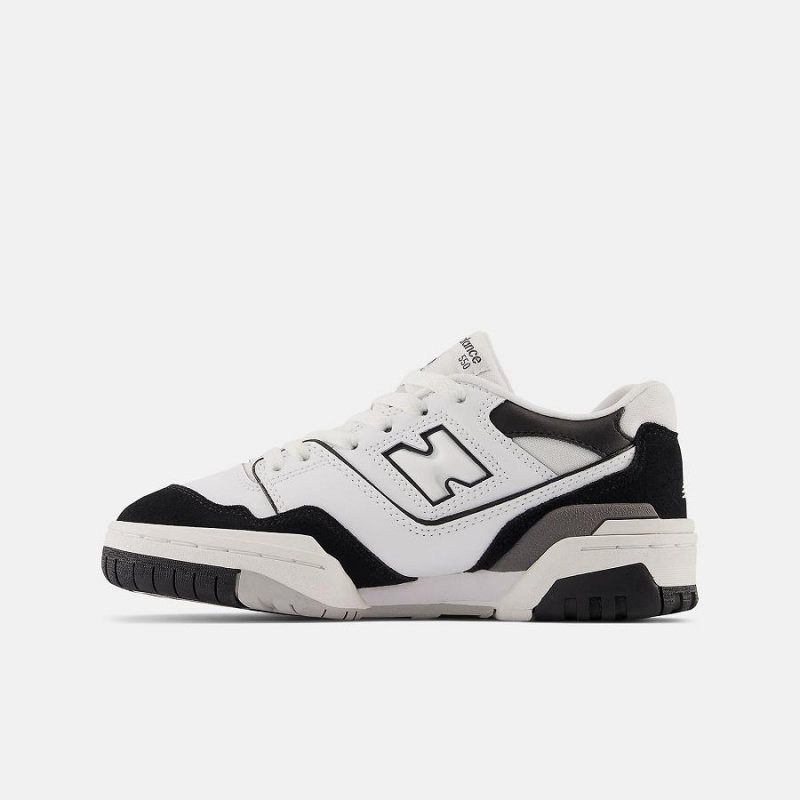 Zapatos New Balance 550 Niños Blancas Negras | EC 1047PQ