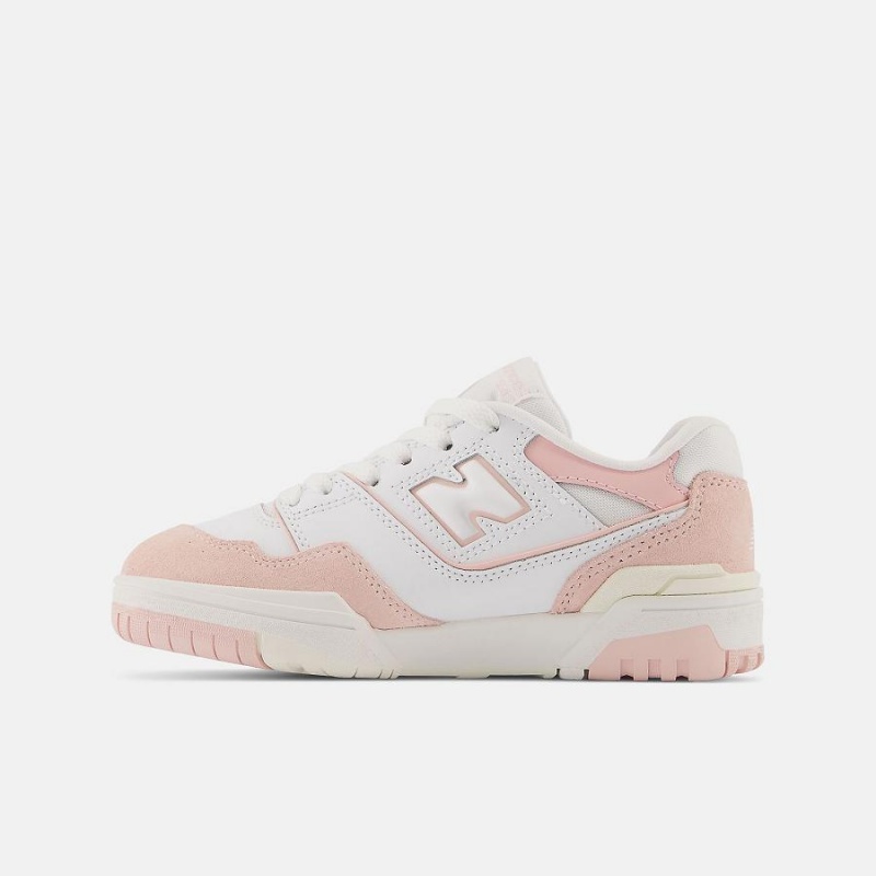 Zapatos New Balance 550 Niños Blancas Rosas | EC 1111CE