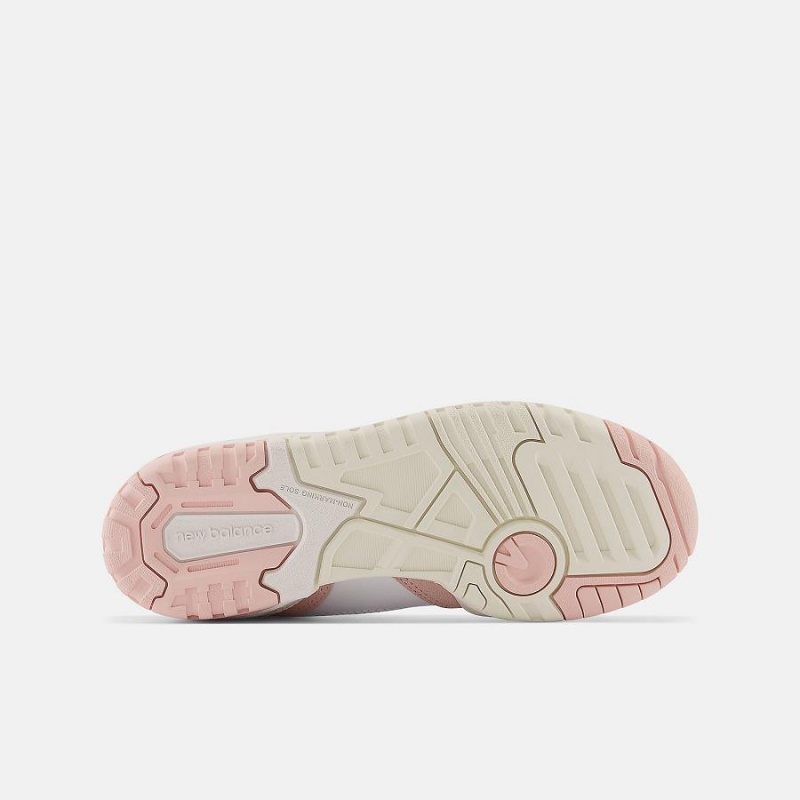 Zapatos New Balance 550 Niños Blancas Rosas | EC 1046OR