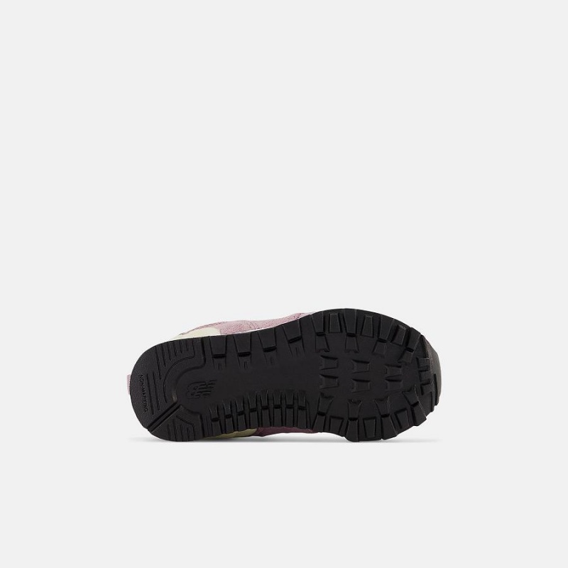 Zapatos New Balance 574 Bungee Lace Niños Moradas | EC 1166NB