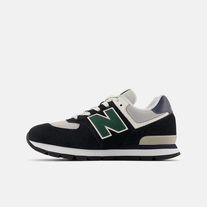 Zapatos New Balance 574 Niños Negras Verde | EC 1053HK
