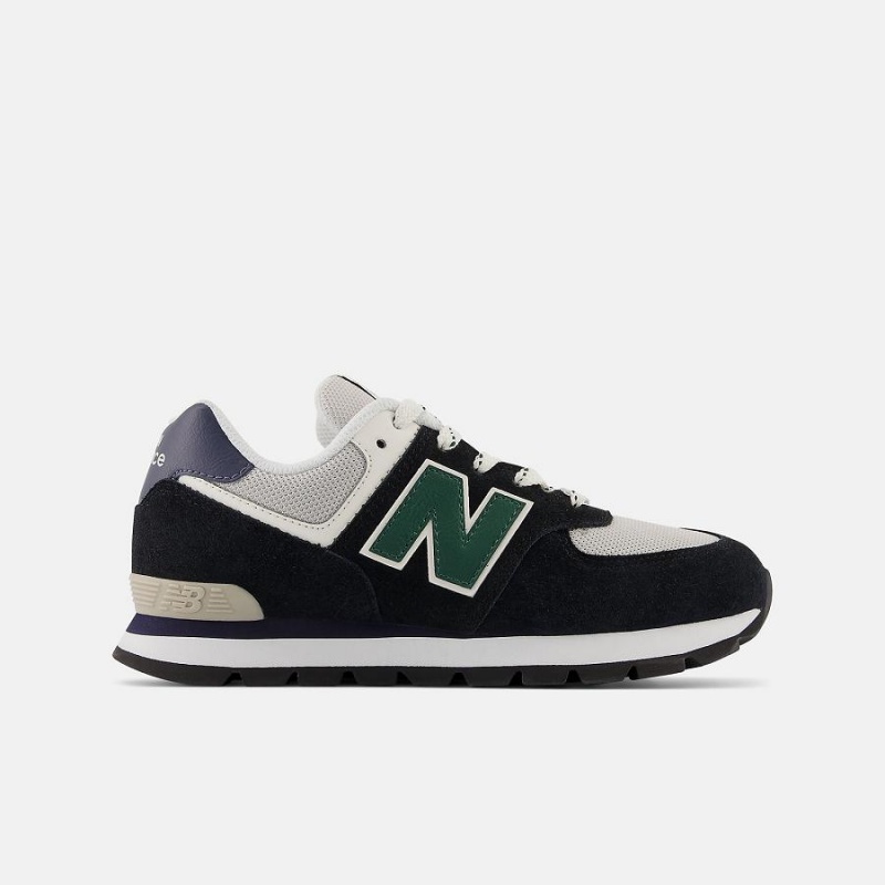 Zapatos New Balance 574 Niños Negras Verde | EC 1053HK