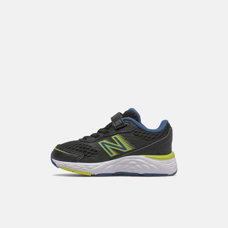 Zapatos New Balance 680v6 Bungee Niños Gris Oscuro | EC 1171RW