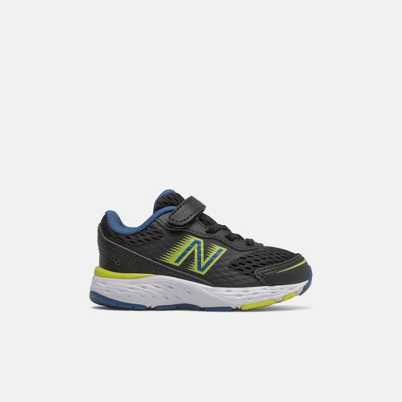 Zapatos New Balance 680v6 Bungee Niños Gris Oscuro | EC 1171RW