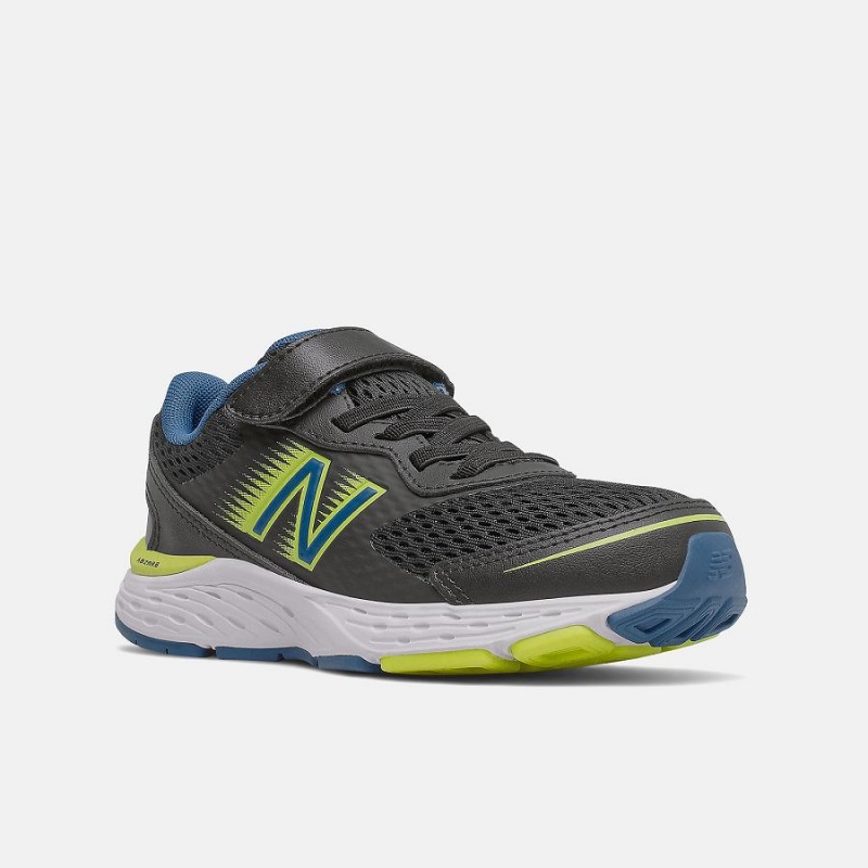 Zapatos New Balance 680v6 Bungee Niños Gris Oscuro | EC 1072OR