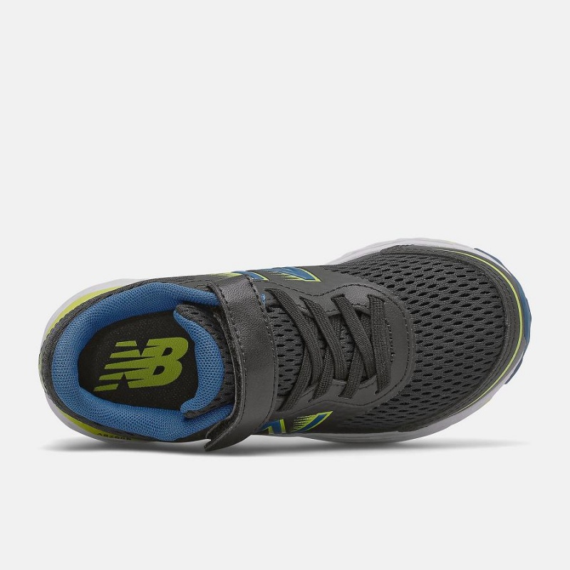 Zapatos New Balance 680v6 Bungee Niños Gris Oscuro | EC 1072OR