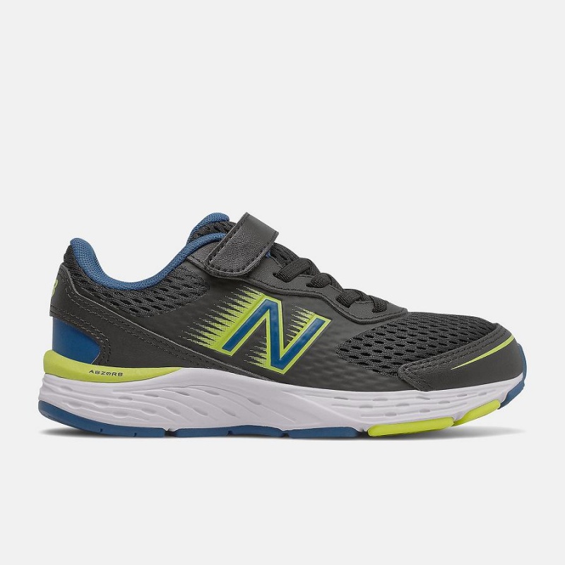 Zapatos New Balance 680v6 Bungee Niños Gris Oscuro | EC 1072OR