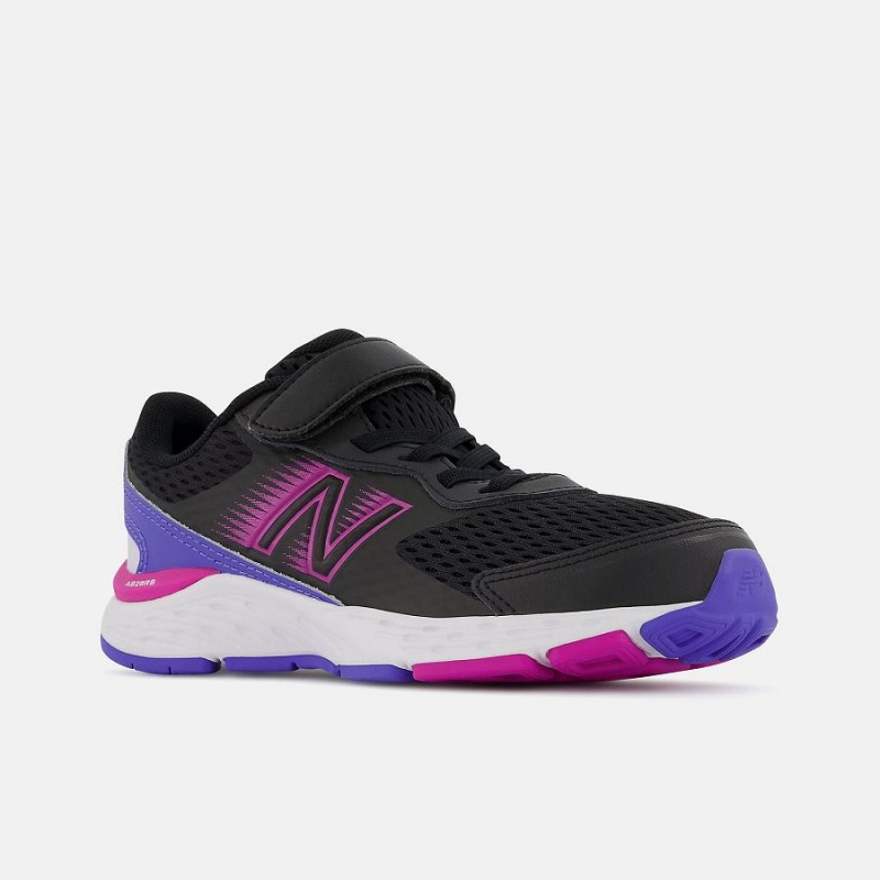 Zapatos New Balance 680v6 Bungee Niños Negras Azules | EC 1071IS