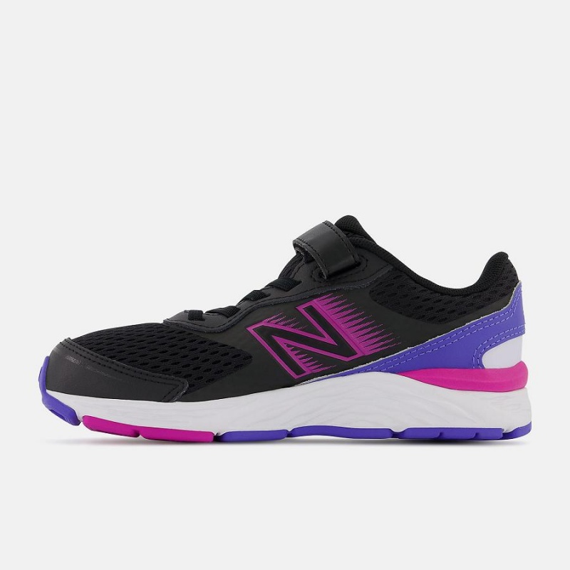 Zapatos New Balance 680v6 Bungee Niños Negras Azules | EC 1071IS