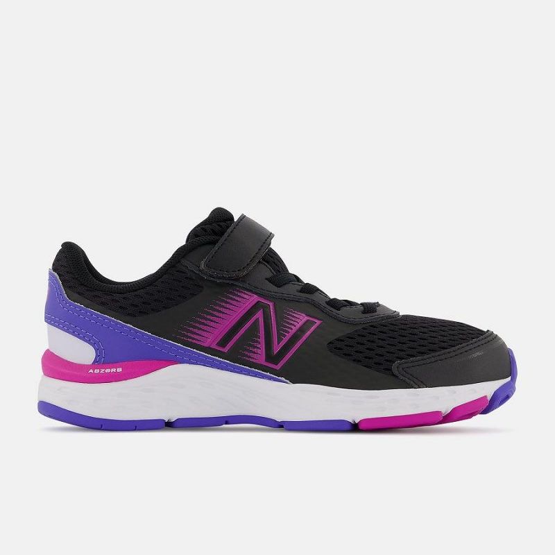 Zapatos New Balance 680v6 Bungee Niños Negras Azules | EC 1071IS