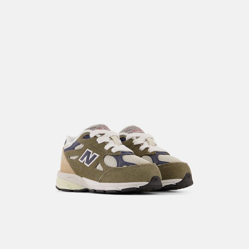 Zapatos New Balance 990v3 Niños Kaki | EC 1174UT