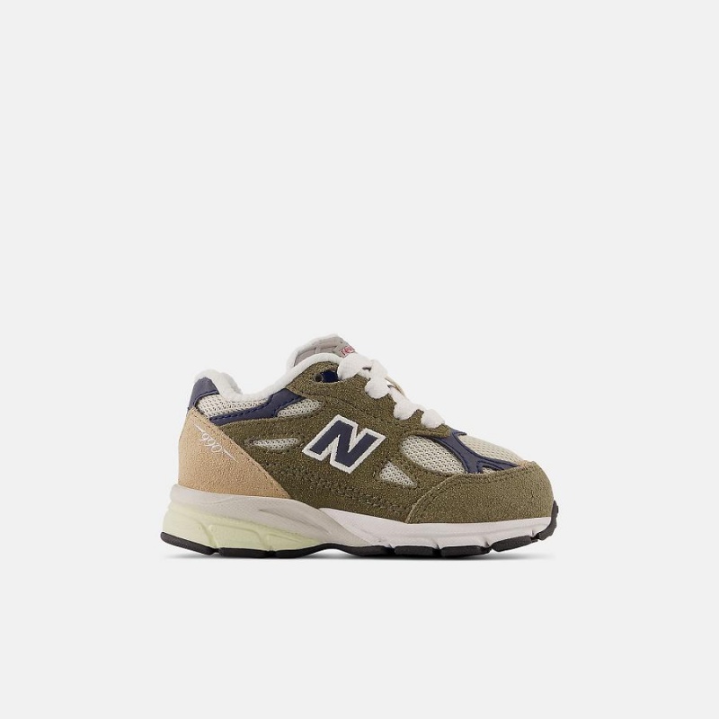 Zapatos New Balance 990v3 Niños Kaki | EC 1174UT