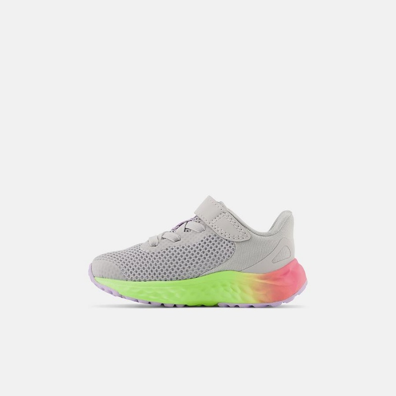 Zapatos New Balance Fresh Foam Arishi v4 Bungee Lace with Strap Niños Gris Rojas | EC 1179SO