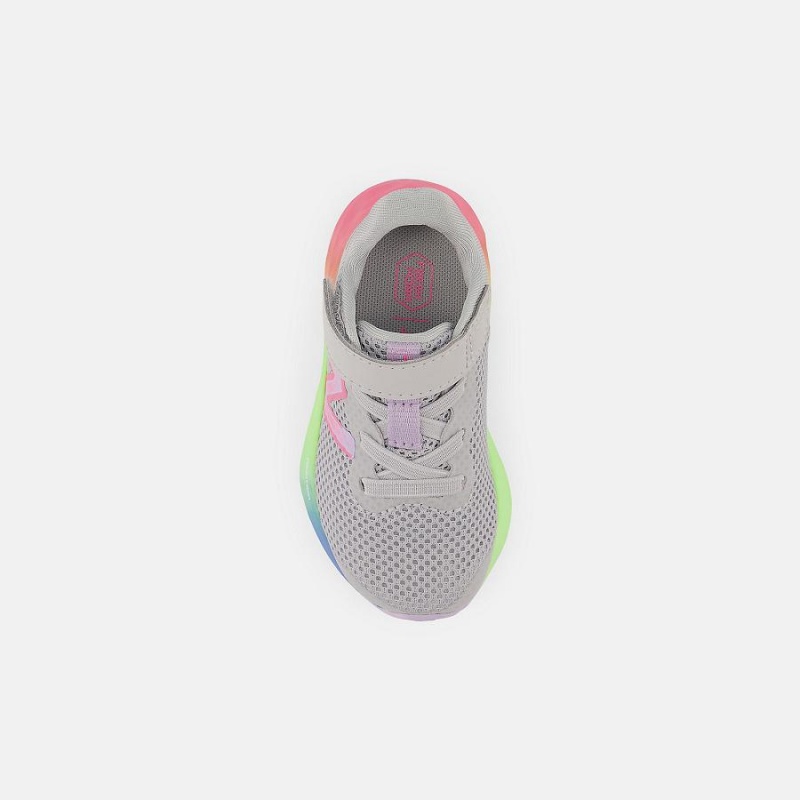 Zapatos New Balance Fresh Foam Arishi v4 Bungee Lace with Strap Niños Gris Rojas | EC 1179SO