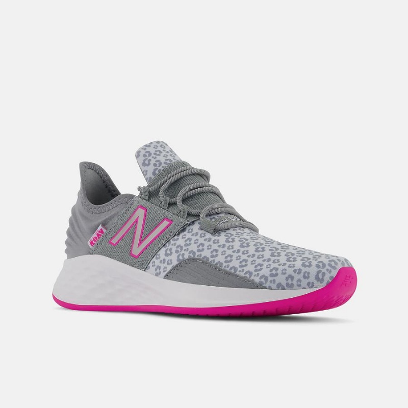 Zapatos New Balance Fresh Foam Roav Niños Gris Rosas | EC 1088NB