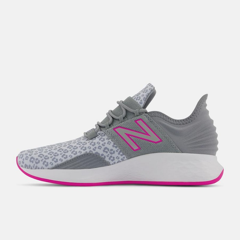 Zapatos New Balance Fresh Foam Roav Niños Gris Rosas | EC 1088NB
