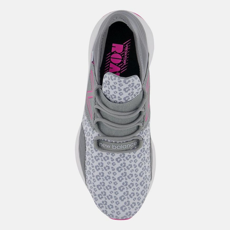 Zapatos New Balance Fresh Foam Roav Niños Gris Rosas | EC 1088NB