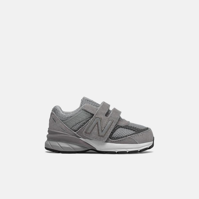 Zapatos New Balance Hook and Loop 990v5 Niños Gris | EC 1183HK