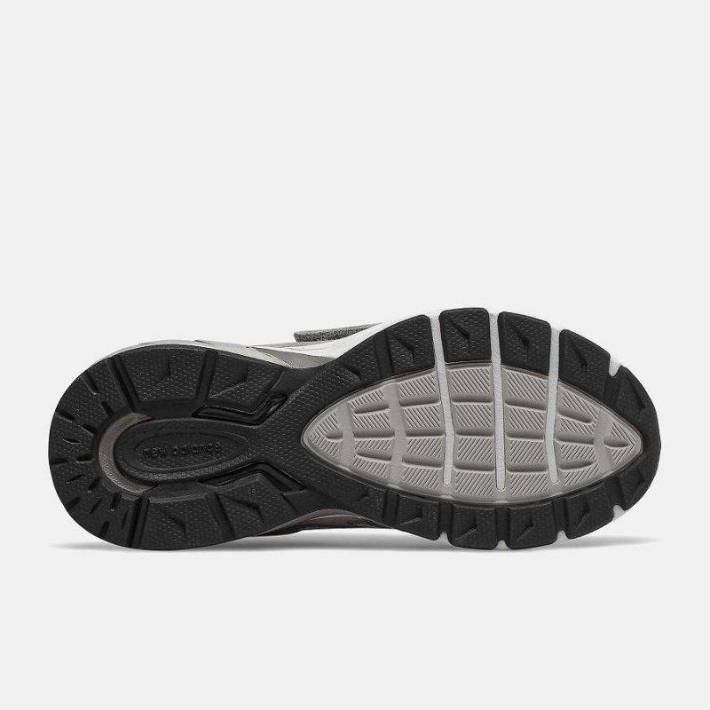 Zapatos New Balance Hook and Loop 990v5 Niños Gris | EC 1148UT