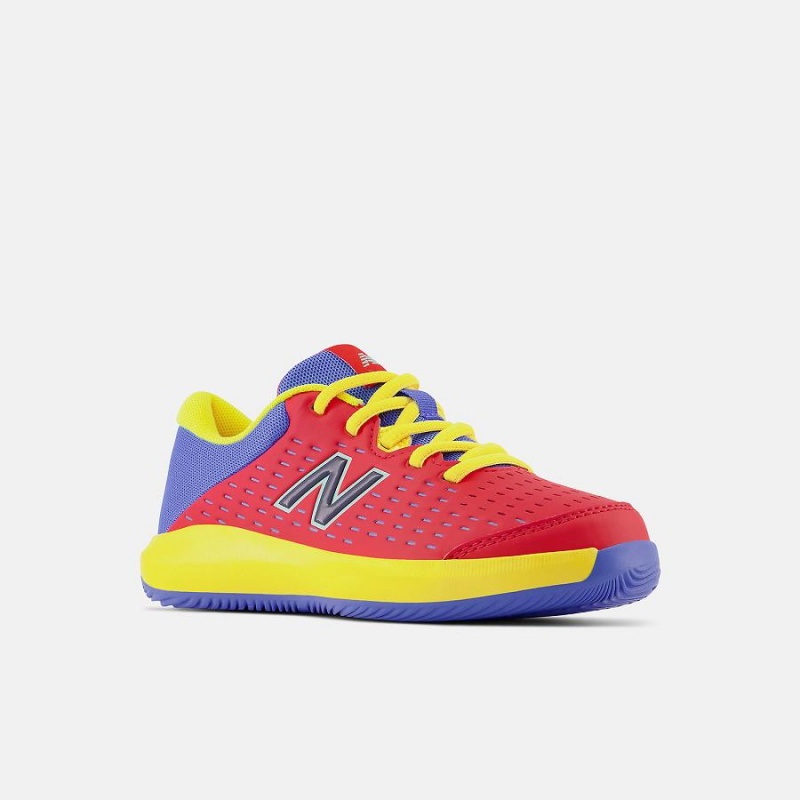 Zapatos New Balance KC696v4 Niños Amarillo Rojas | EC 1097IS