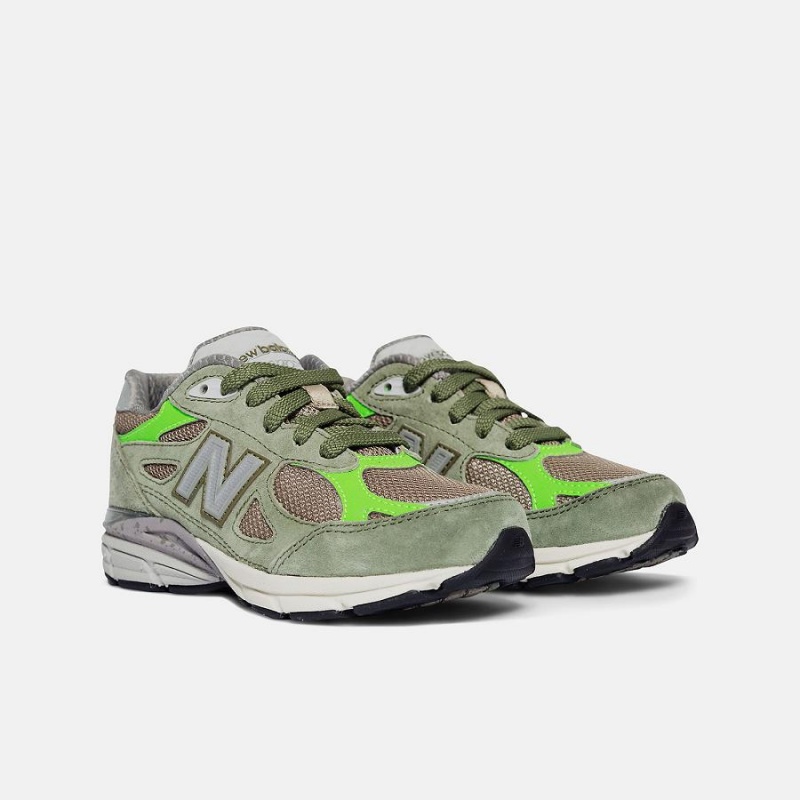 Zapatos New Balance Patta x 990v3 Niños Gris Verde | EC 1149IS