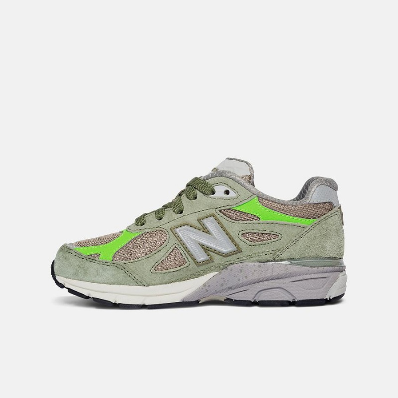 Zapatos New Balance Patta x 990v3 Niños Gris Verde | EC 1149IS