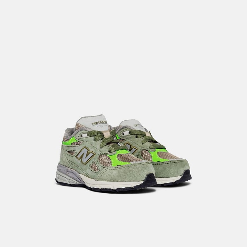 Zapatos New Balance Patta x 990v3 Niños Verde Claro | EC 1186LH