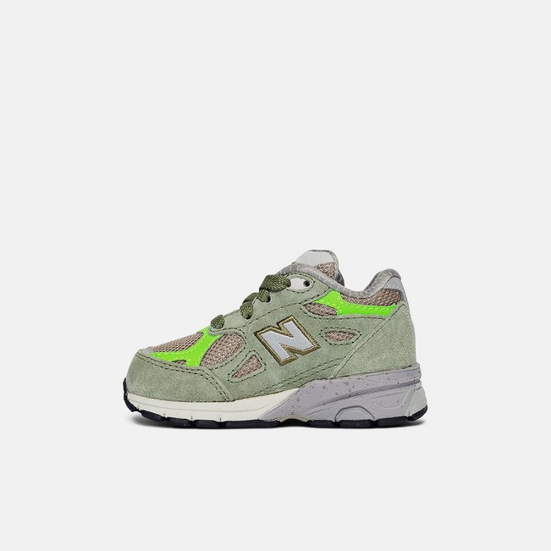Zapatos New Balance Patta x 990v3 Niños Verde Claro | EC 1186LH
