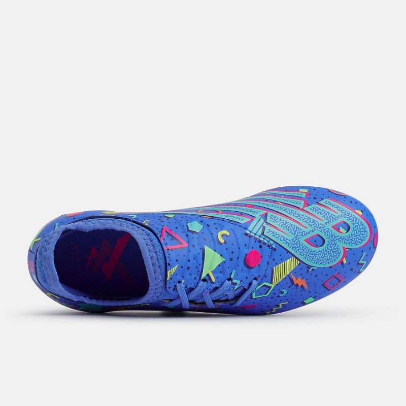 Zapatos New Balance Raheem Sterling Furon v7 Dispatch Junior FG Route to Success Niños Azules | EC 1102DN
