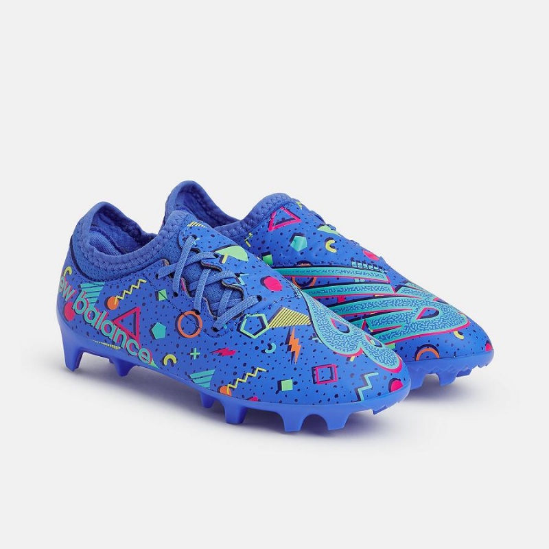 Zapatos New Balance Raheem Sterling Furon v7 Dispatch Junior FG Route to Success Niños Azules | EC 1102DN