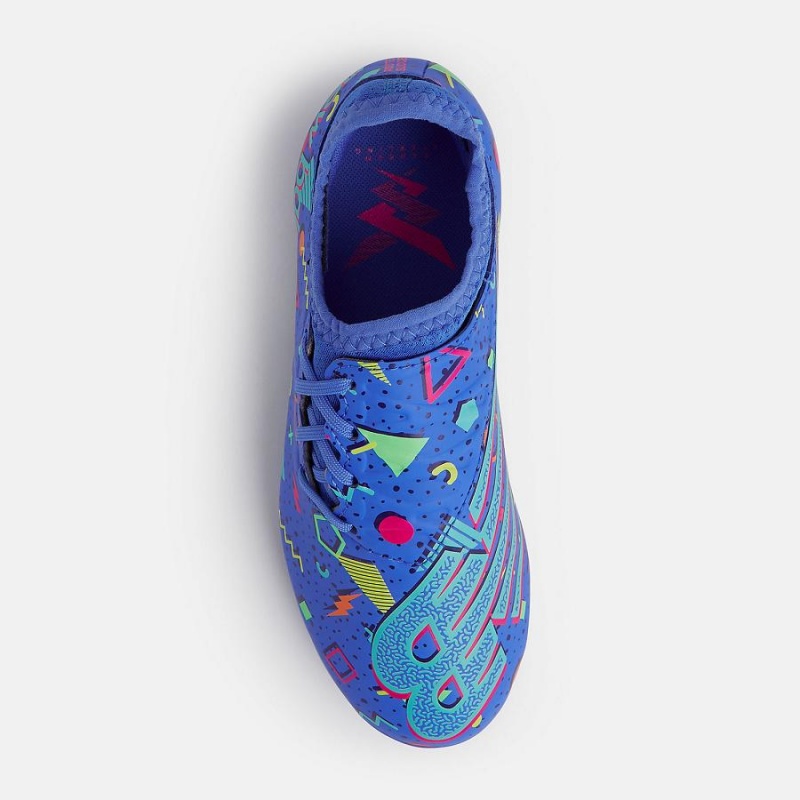 Zapatos New Balance Raheem Sterling Furon v7 Dispatch Junior FG Route to Success Niños Azules | EC 1102DN