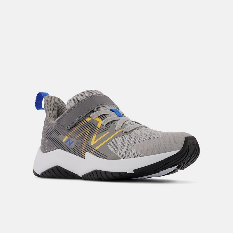 Zapatos New Balance Rave Run v2 Bungee Lace with Strap Niños Gris | EC 1153SO