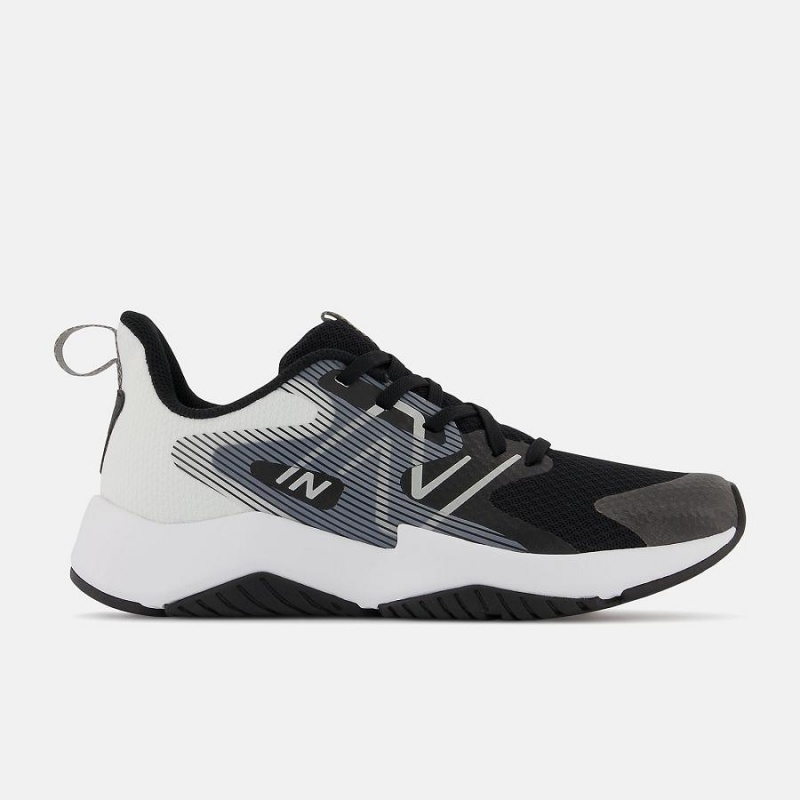 Zapatos New Balance Rave Run v2 Niños Negras Blancas | EC 1103FM