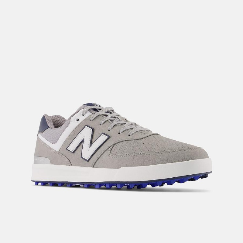 Zapatos de Golf New Balance 574 Greens Hombre Plateadas | EC 1588TV