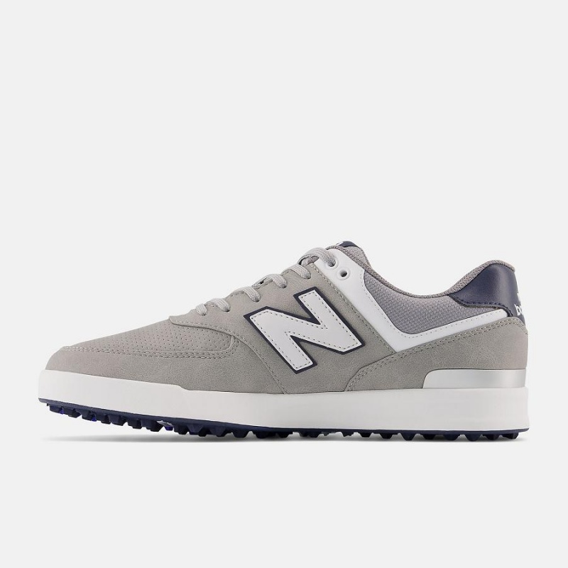 Zapatos de Golf New Balance 574 Greens Hombre Plateadas | EC 1588TV