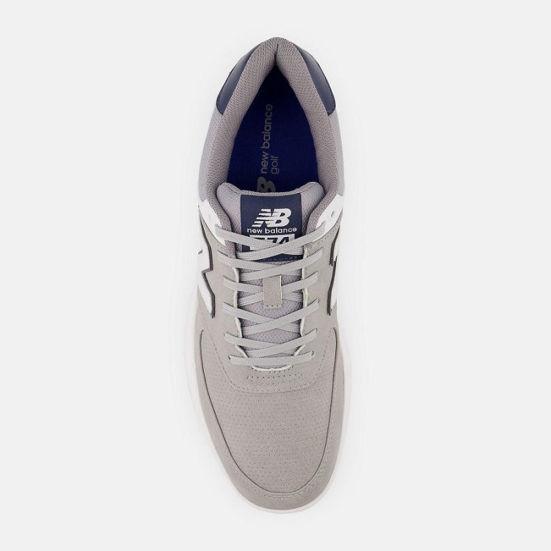 Zapatos de Golf New Balance 574 Greens Hombre Plateadas | EC 1588TV