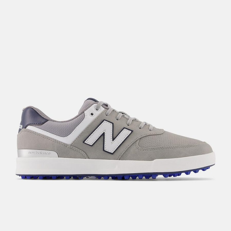 Zapatos de Golf New Balance 574 Greens Hombre Plateadas | EC 1588TV
