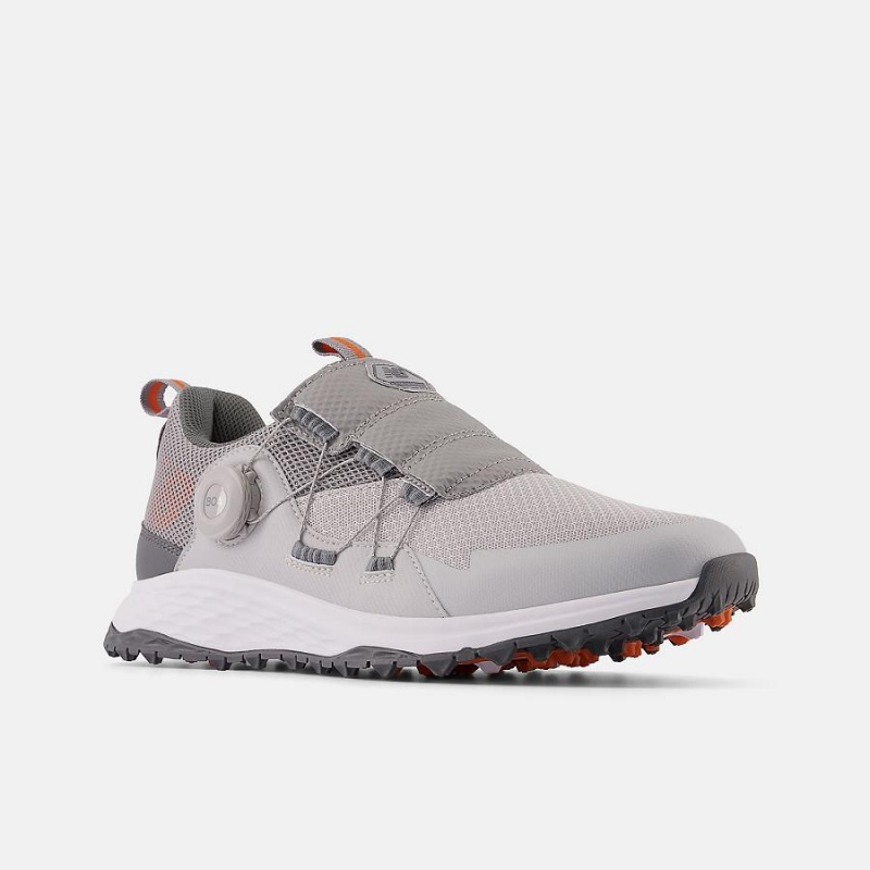 Zapatos de Golf New Balance Fresh Foam Pace SL Boa Hombre Blancas Gris | EC 1591IS