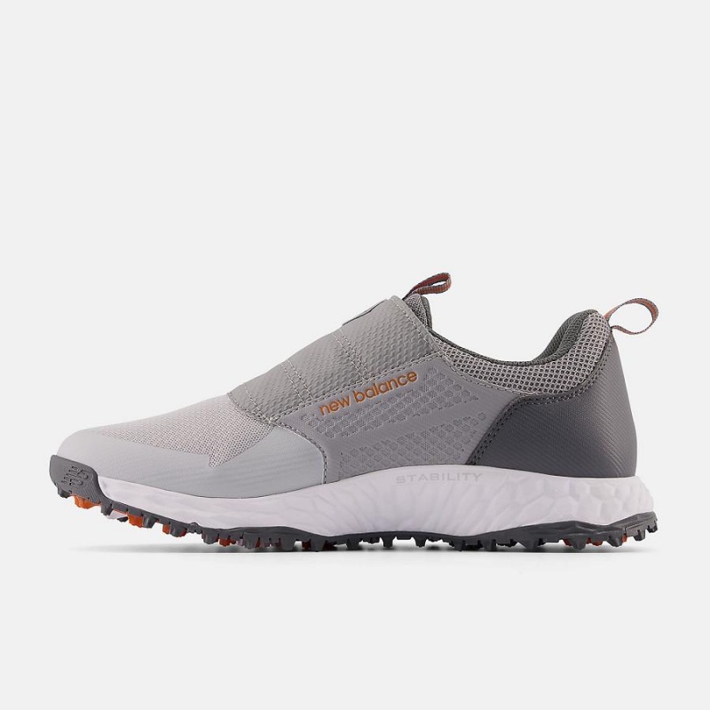 Zapatos de Golf New Balance Fresh Foam Pace SL Boa Hombre Blancas Gris | EC 1591IS