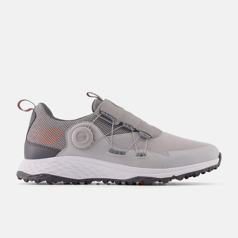 Zapatos de Golf New Balance Fresh Foam Pace SL Boa Hombre Blancas Gris | EC 1591IS